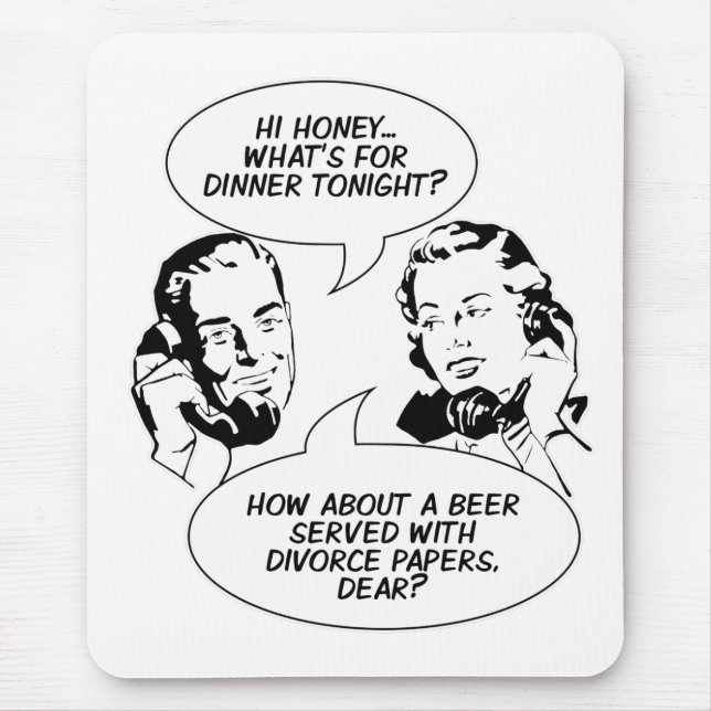 Mousepad Humor Humor Retro-Feminista (Frente)