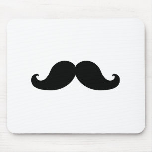 Mousepad Humor preto engraçado do bigode