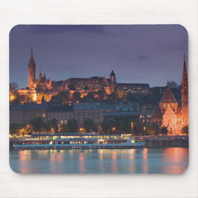 Mousepad HUNGRIA, Budapeste: Colina do Castelo, Igreja Calv (Frente)