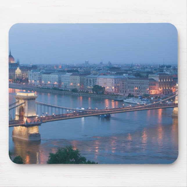 Mousepad HUNGRIA, Budapeste: Ponte de Szechenyi (Correntes) (Frente)