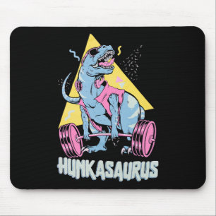 Mousepad Hunkasaurus T Rex Dinossauro Engraçado Ginásio e T