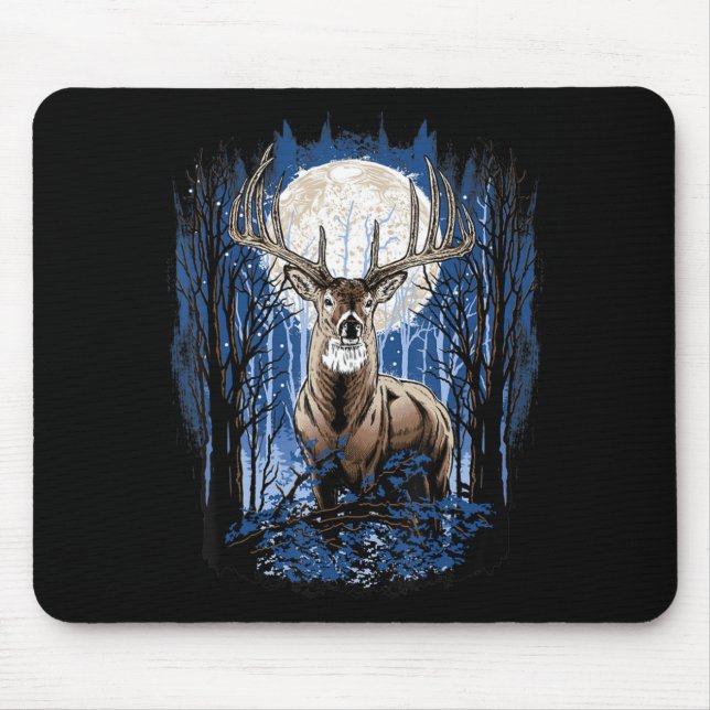 Mousepad Hunters Deer Hunting Big Whitetail Buck (Frente)