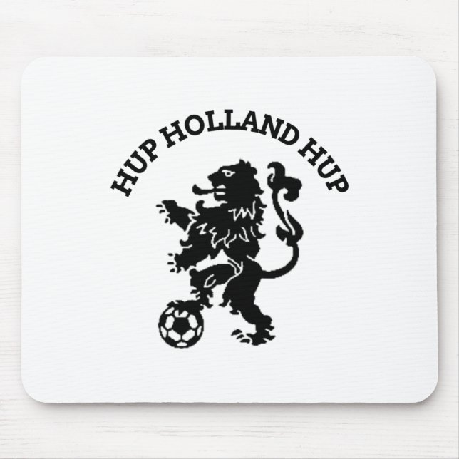 Mousepad Hup Holanda Hup Laranja Futebol Ll Viagem  (Frente)