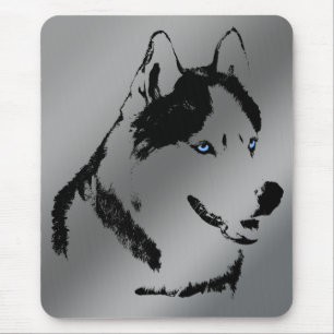 Mousepad Hussepad Siberiano dá cães malamutes