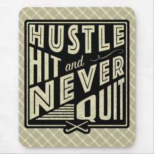 Mousepad Hustle de Hóquei em Campo e Nunca Sair do Mato do 