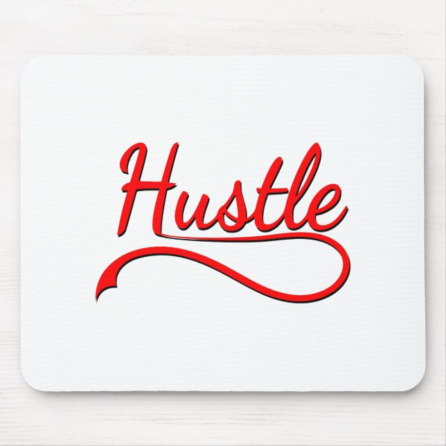 Mousepad Hustle Typografia Art (Frente)