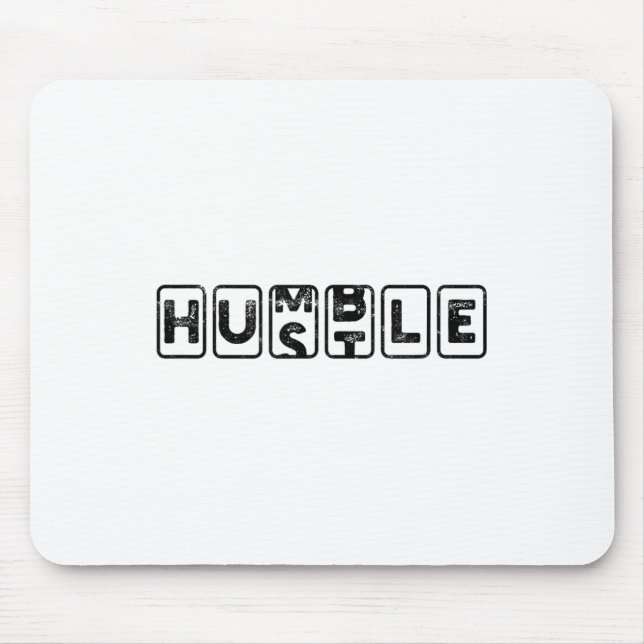 Mousepad Hustlehumble - Motivation  (Frente)
