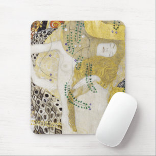 Mousepad Hydra (serpentes d'água I) por Gustav Klimt