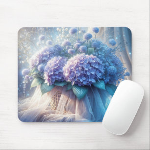 Mousepad Hydrangea Basket Buquê e Tulle
