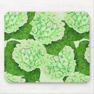 Mousepad Hydrangea watercolor