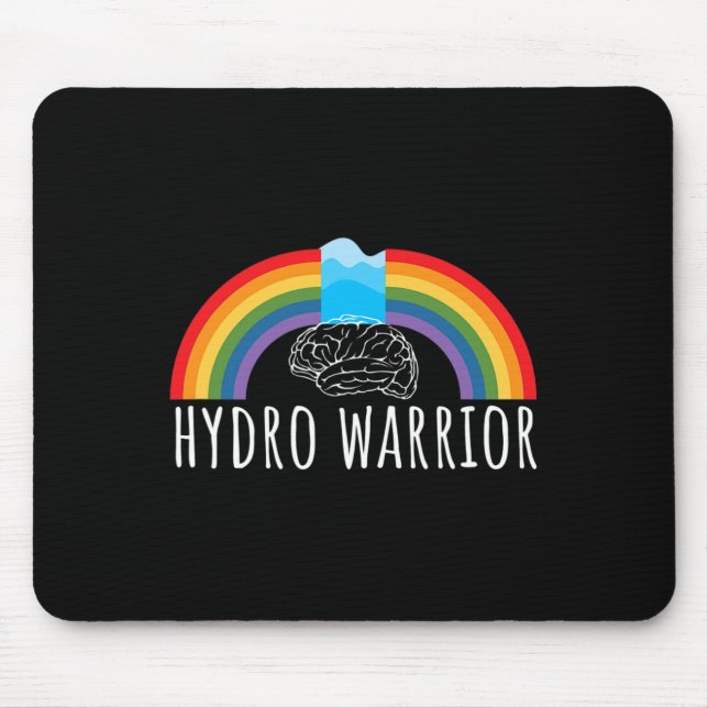 Mousepad Hydro Warrior Hidrocephalus Sensibilização Cérebro (Frente)