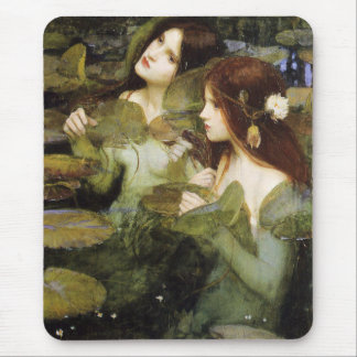 Mousepad Hylas e Ninfhs detalhados por John W. Waterhouse