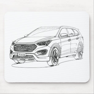 Mousepad Hyu Santa Fé 2013