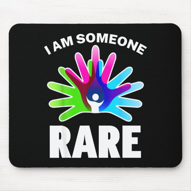 Mousepad I Am Rare Disease Awareness Shirt - Rare Disease D (Frente)