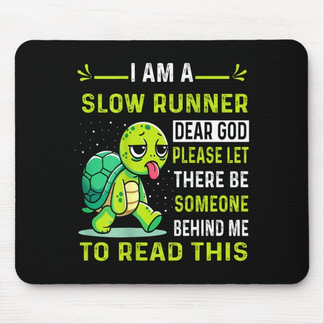Mousepad I Am Runner Dear God Please Let There Be Someone F (Frente)