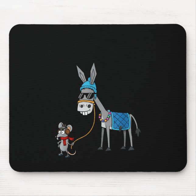 Mousepad I Don't Give A Rats S Azz Mouse Funny Animal  (Frente)
