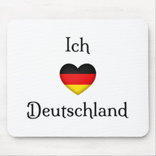 Mousepad "I Heart Germany", Viajante do Mundo do Orgulho Al