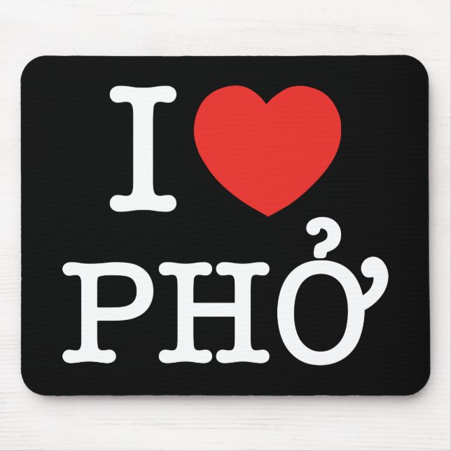 Mousepad I Heart (Love) (Frente)