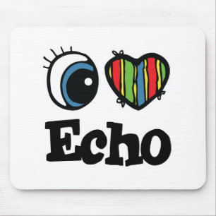 Mousepad I Heart (Love) Echo