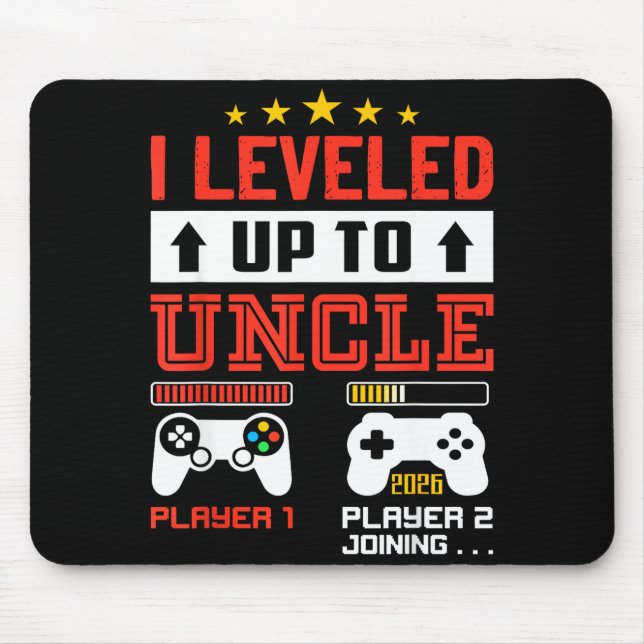Mousepad I Leveled Up To Uncle 2026 I'm Going To Be Uncle 2 (Frente)