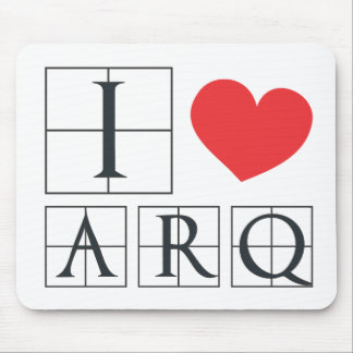 Mousepad I Love Arq