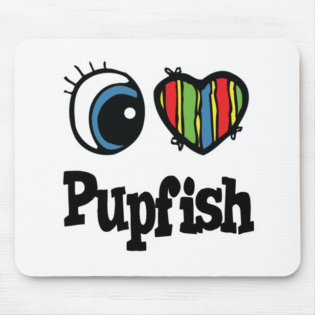 Mousepad I Love (Heart) (Frente)