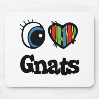 Mousepad I Love (Heart) Gnats