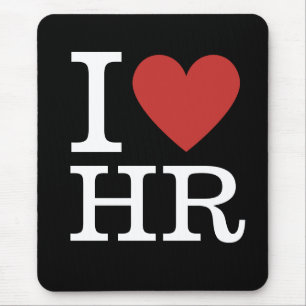 Mousepad I ❤️ Love HR - Departamento de RH -