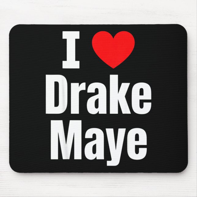 Mousepad I Love Maye Football Fan  (Frente)