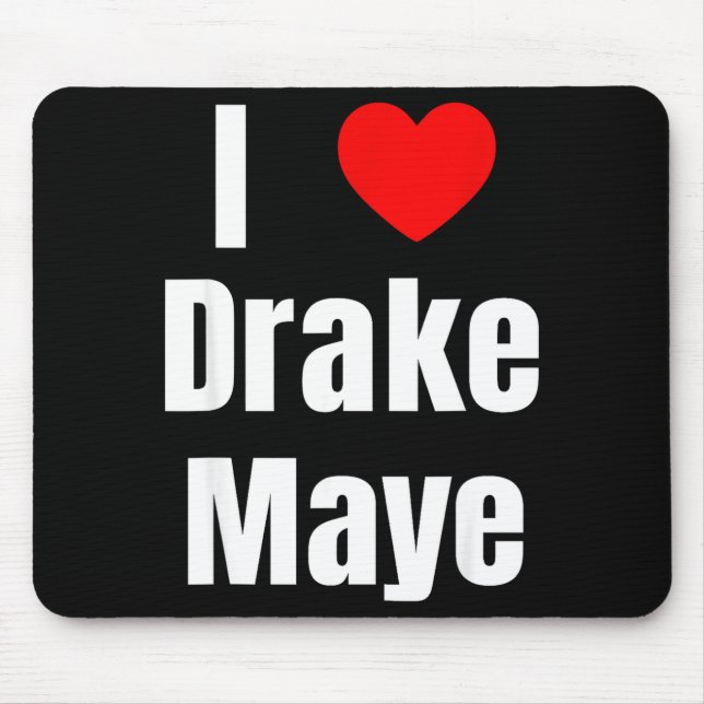 Mousepad I Love Maye Qb Football Fan  (Frente)