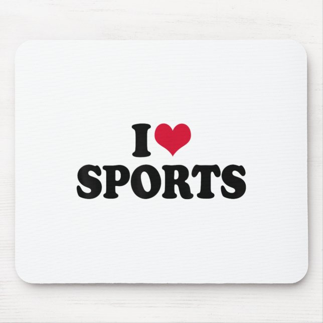 Mousepad I Love Srts Fitness Motivation  (Frente)