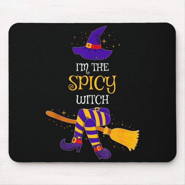 Mousepad I’m The Scy Witch Family Matching Costume Hallowee (Frente)