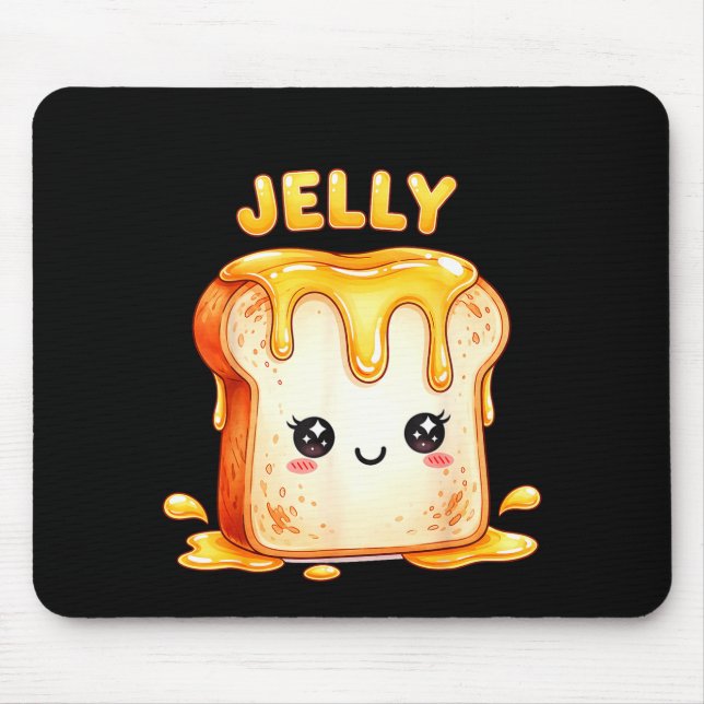 Mousepad I’m With The Jelly Funny Matching Couple Cute Kawa (Frente)