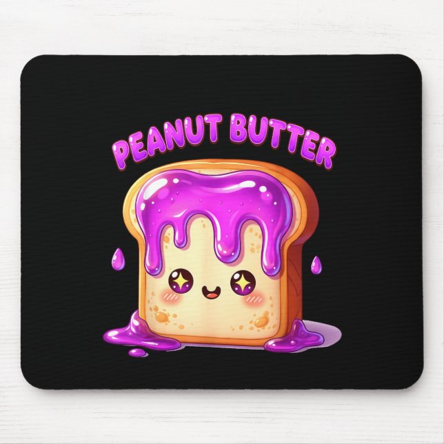 Mousepad I’m With The Peanut Butter Funny Matching Couple C (Frente)