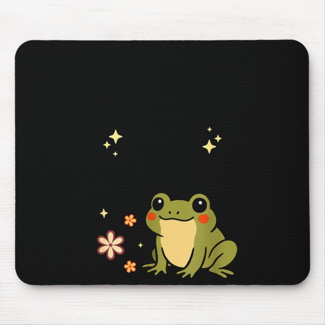 Mousepad I Refuse To Lose My Whimsy – Cute Frog Quote Funny (Frente)