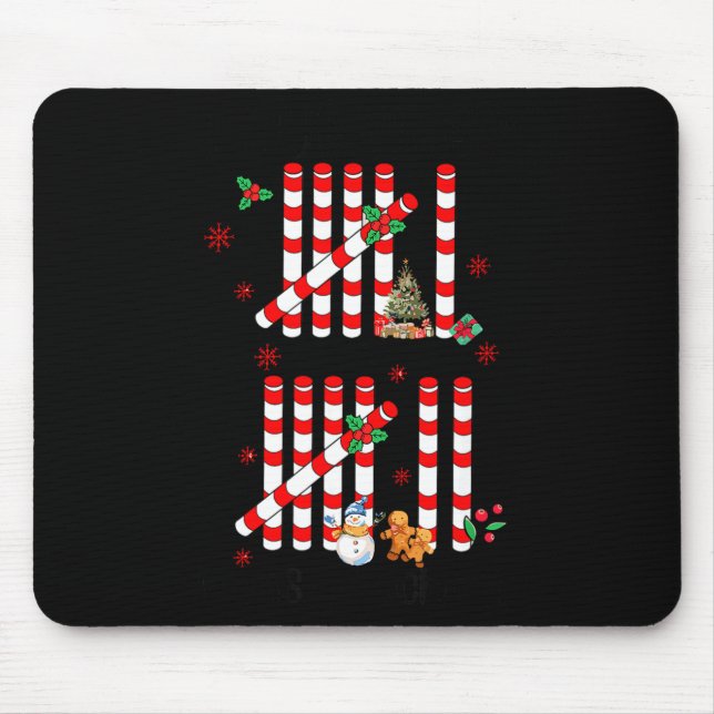 Mousepad I Survived 67 Days Of School Funny Six Seven Xmas  (Frente)