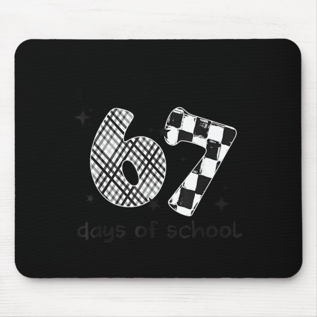 Mousepad I Survived 67 Days Of School Six Seven Meme Teache (Frente)