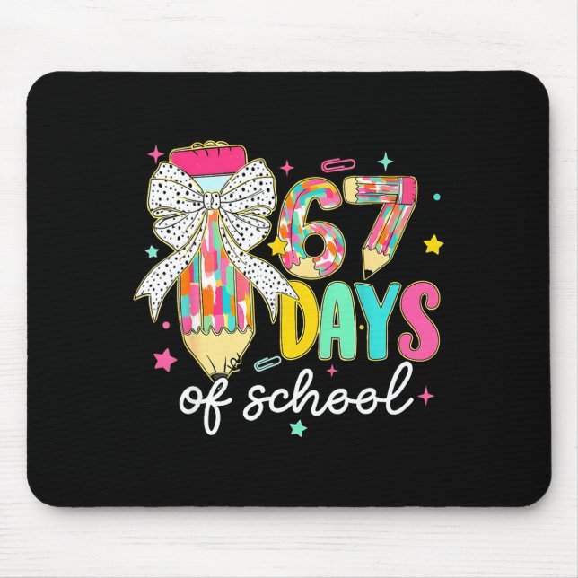 Mousepad I Survived 67 Days Of School Teachers Students Fun (Frente)