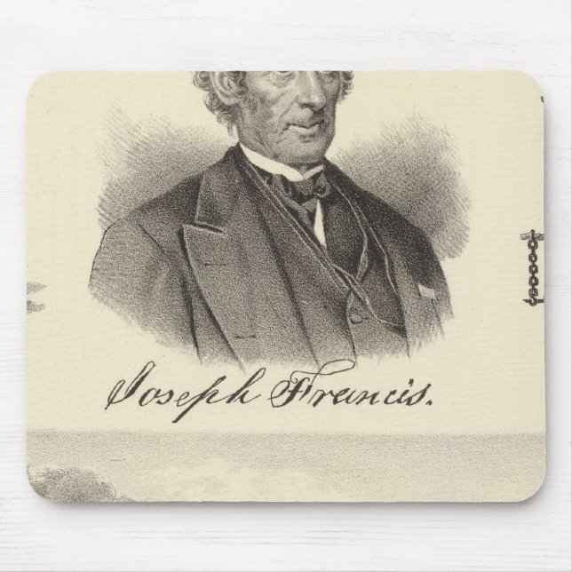 Mousepad Iate a vapor de ferro ondulado (Frente)