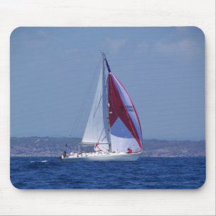 Mousepad Iate pequeno que ajusta um Spinnaker