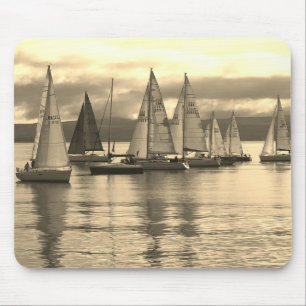 Mousepad Iates na Baía de Rothesay, Escócia.