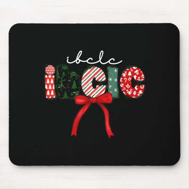 Mousepad Ibclc Christmas Lactation Consultant Specialist Cr (Frente)