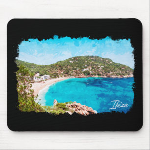 Mousepad Ibiza Espanha Landscape Beach Viagem