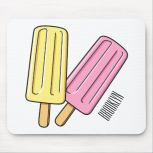Mousepad Ice pop cartoon