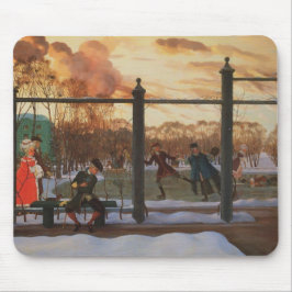 Mousepad Ice Skating Rink em inverno (por Konstantin Somov)