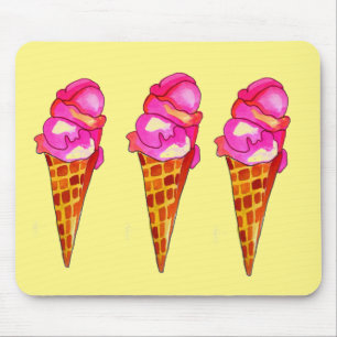 Mousepad icecream gelato comida