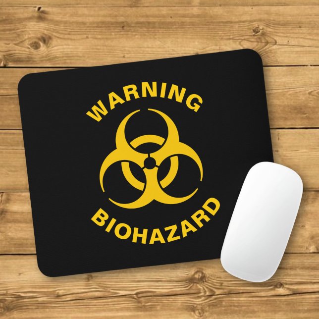 Mousepad Ícone de Biohazard (Criador carregado)