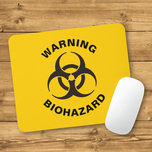 Mousepad Ícone de Biohazard (Criador carregado)