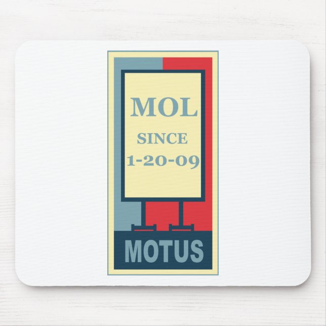 MOUSEPAD ÍCONE DE MOTUS: MOL DESDE 1-20-09 (Frente)