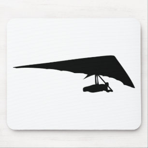 Mousepad ícone do preto do planador de cair